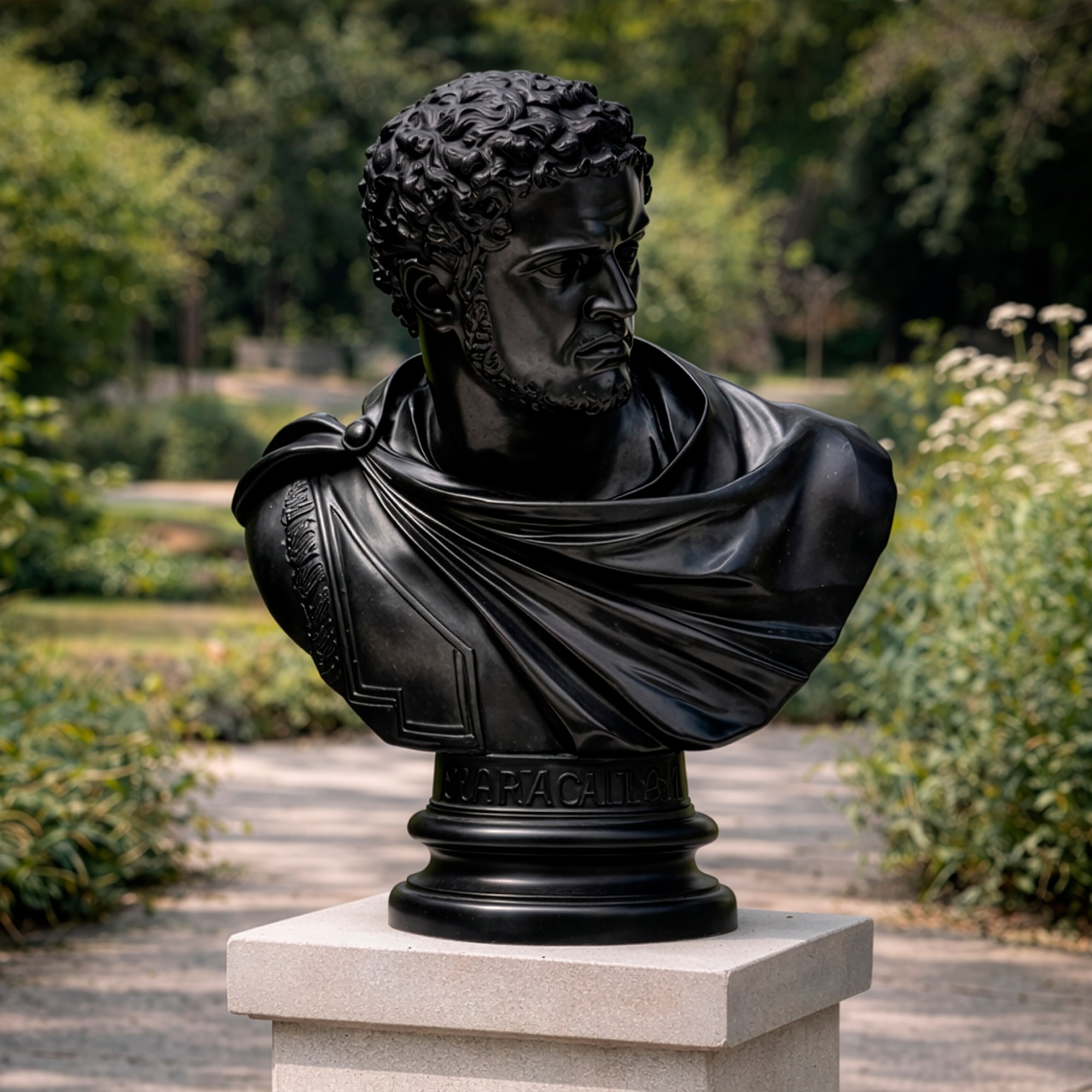 Buste en Bronze de l'Empereur Romain Caracalla