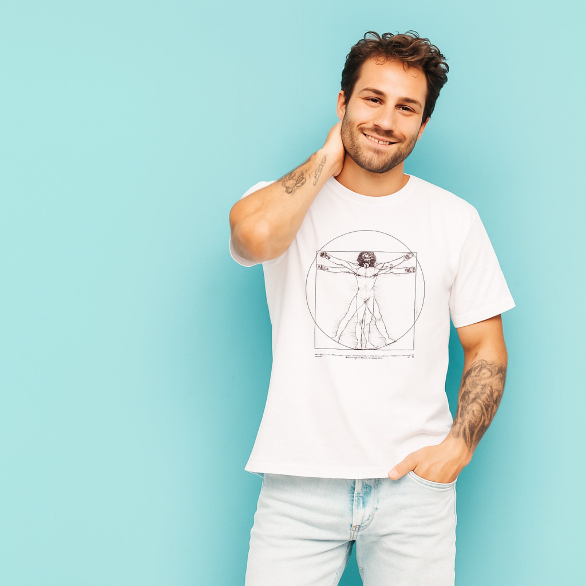 T-Shirt Homme Vitruvien – Leonardo da Vinci | Art et style