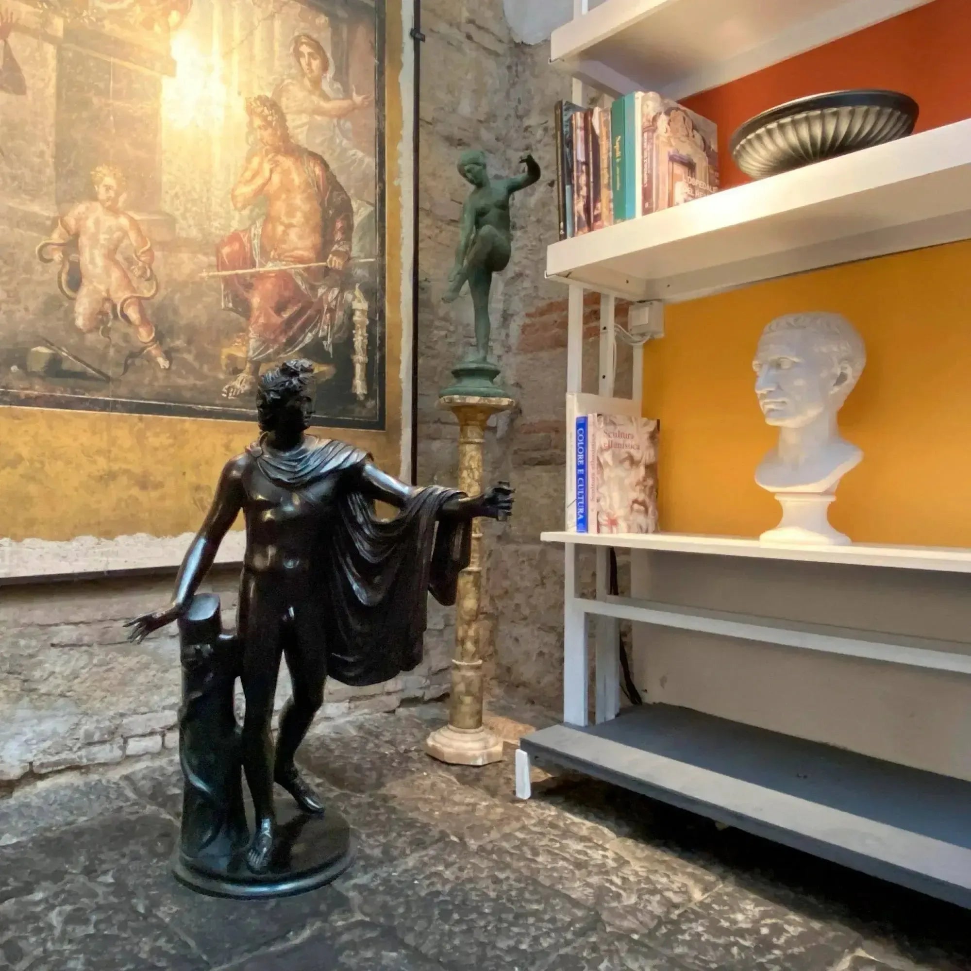 Statue en bronze d'Apollon du Belvédère, musées du Vatican