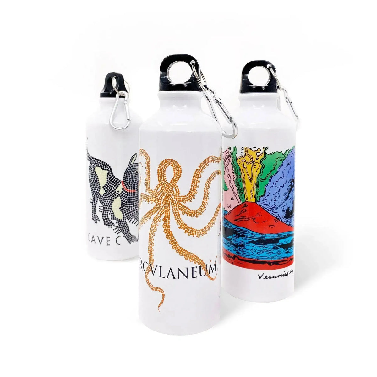 Bouteilles d'eau thermale avec imprimés artistiques