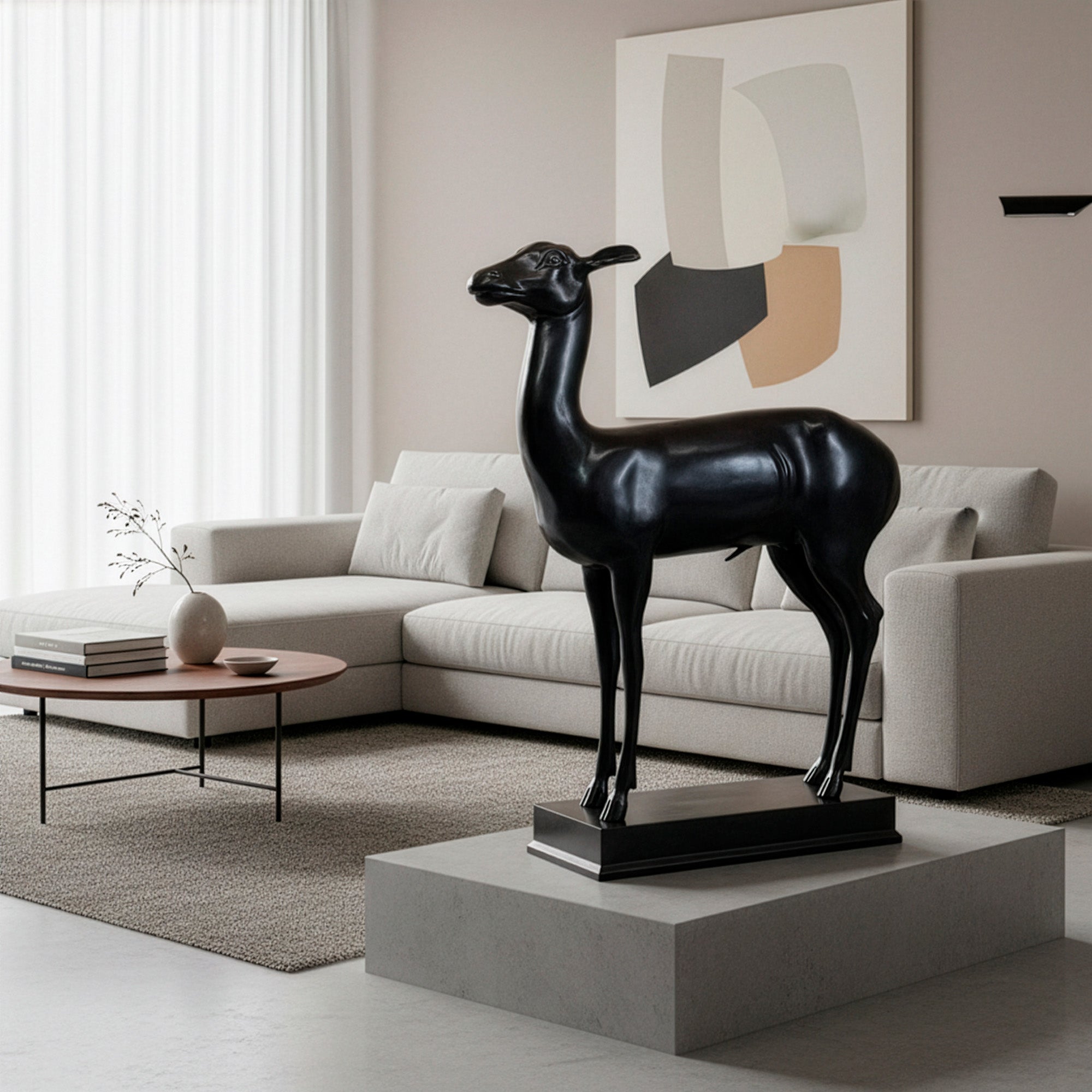 Faon de bronze, Villa dei Papiri, Herculanum