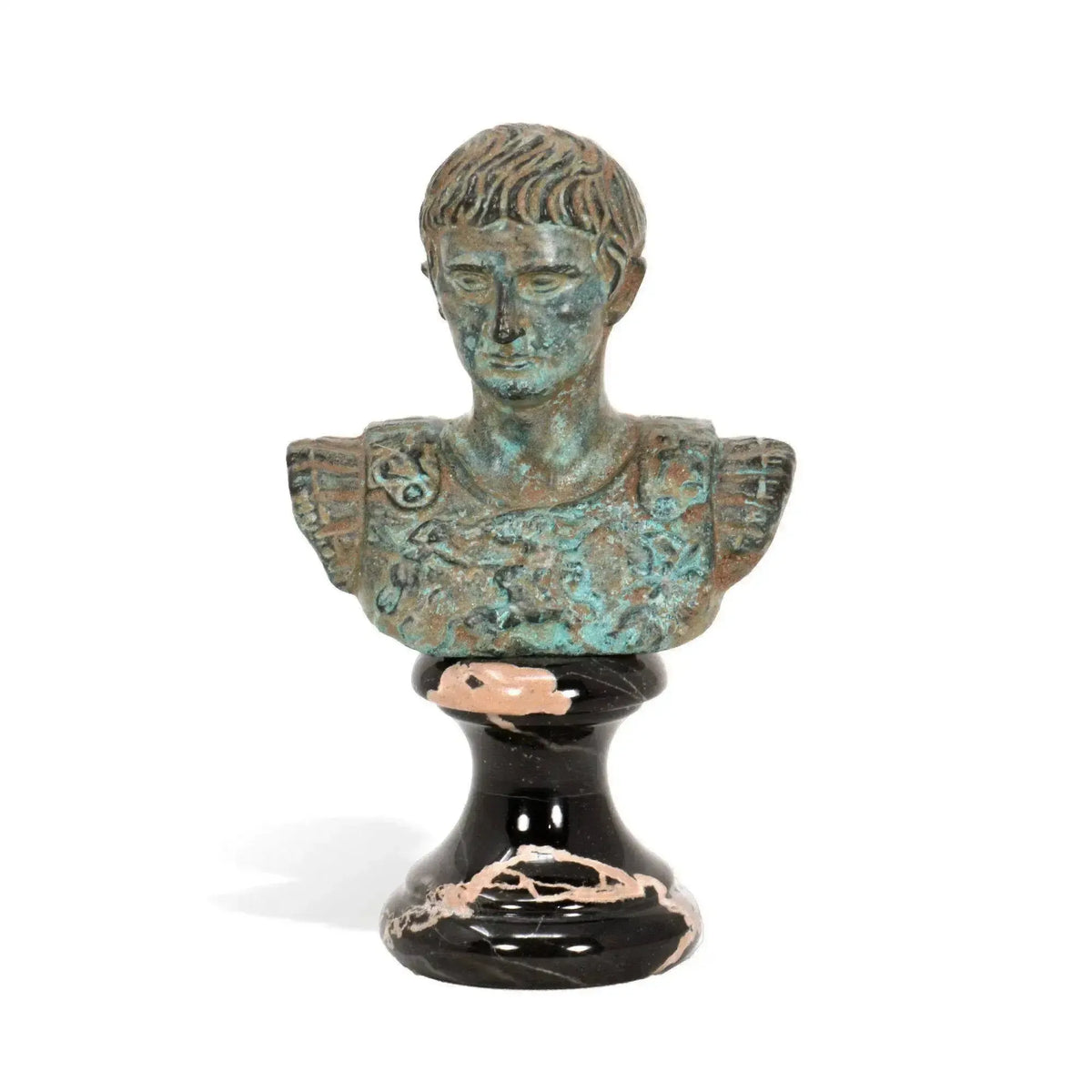 Bronze Bust of the Roman Emperor Augustus
