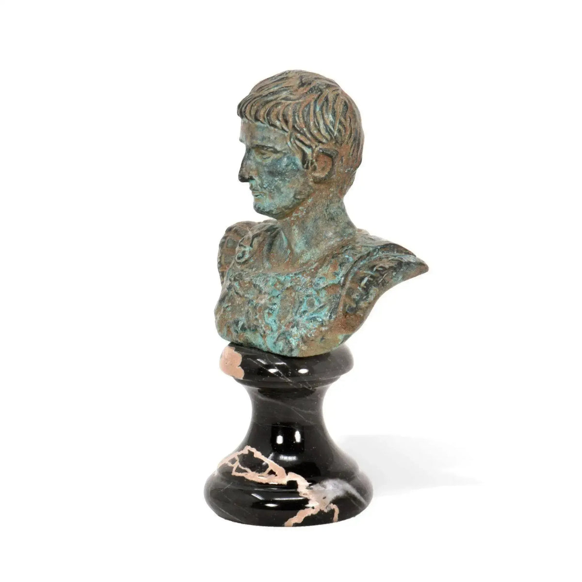 Bronze Bust of the Roman Emperor Augustus