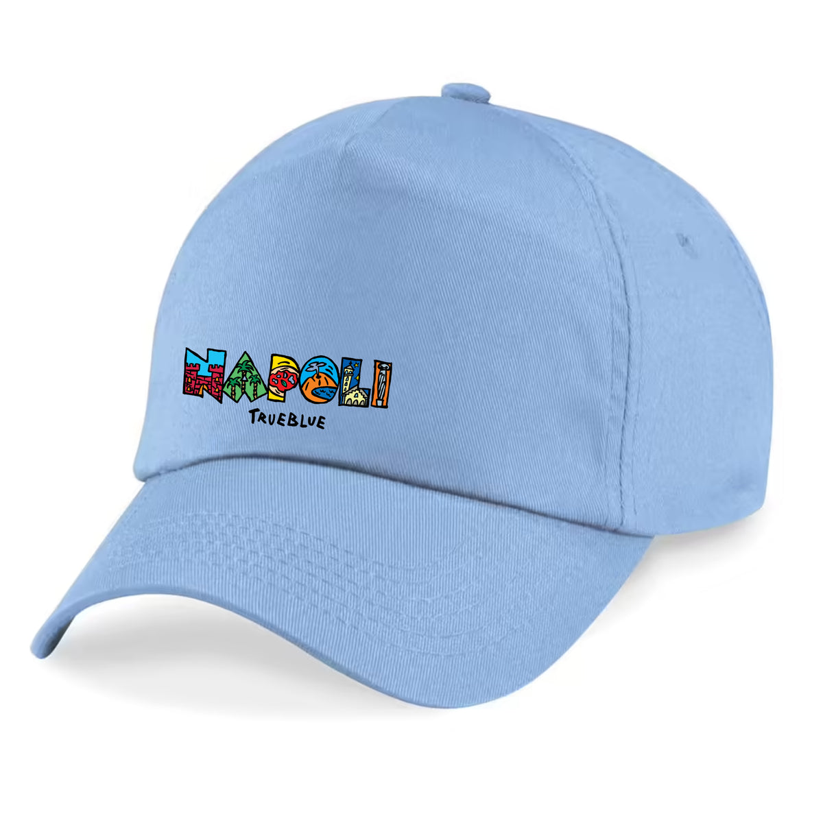 Napoli-Mütze mit illustrativem Design