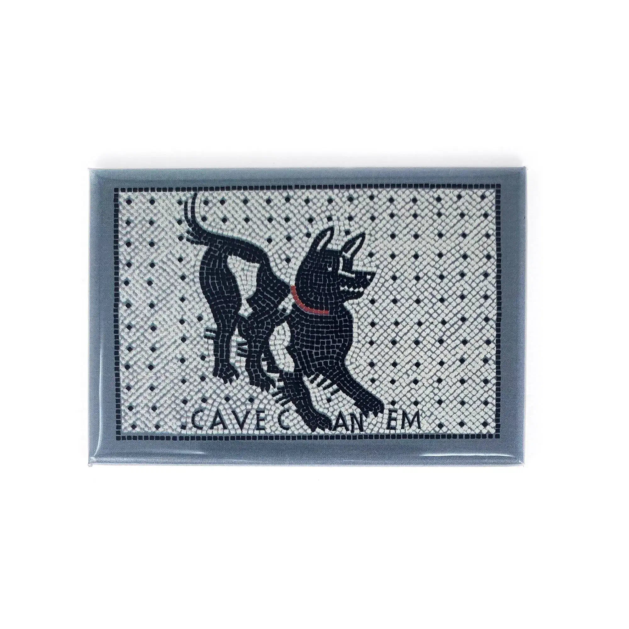 Mosaikmagnet „Cave Canem“ aus Pompeji.