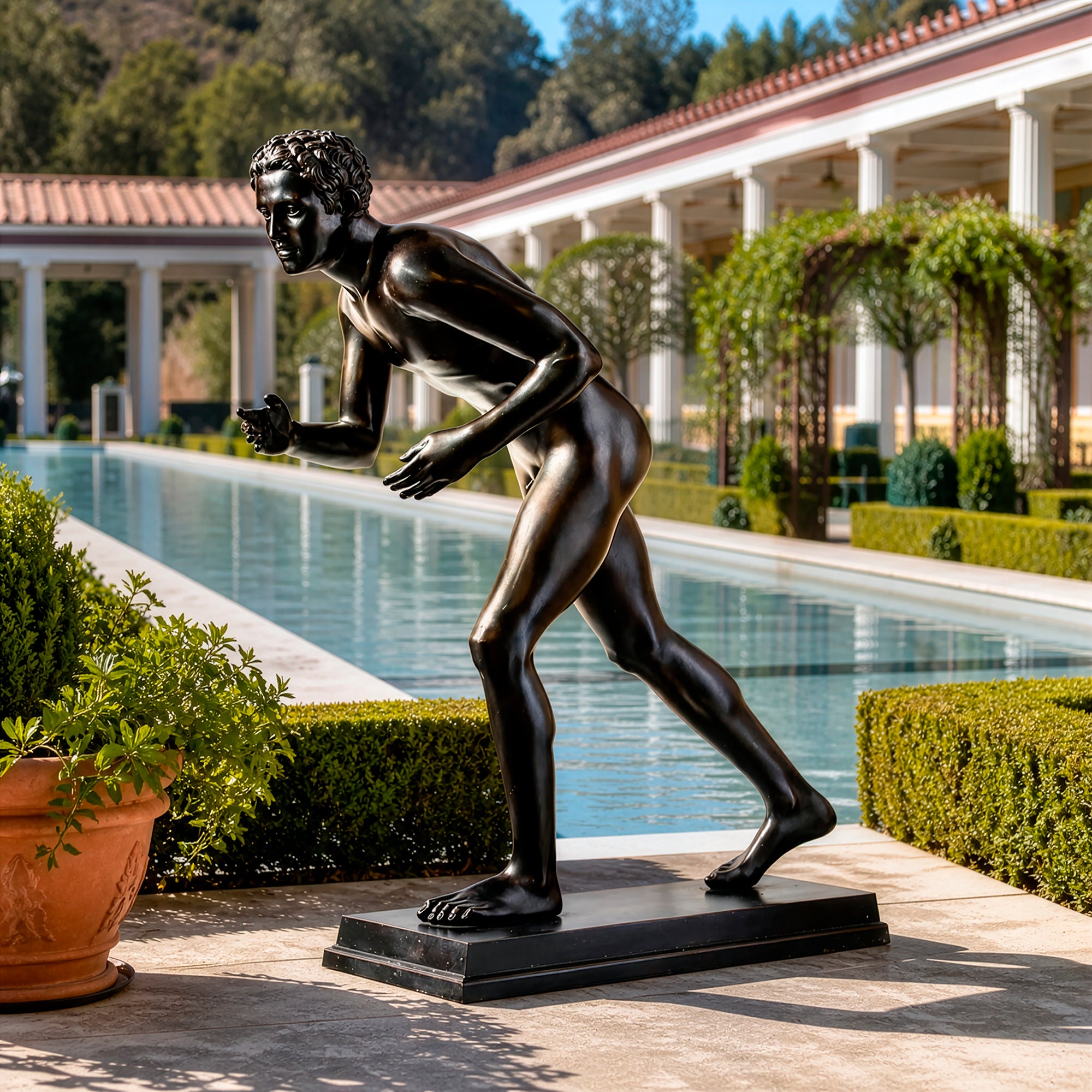 Bronze Runner - Statue of the Villa dei Papiri in Herculaneum