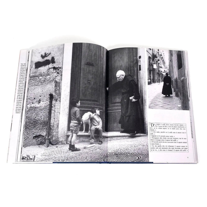 Luciano De Crescenzo La Napoli di Bellavista Libro fotografico