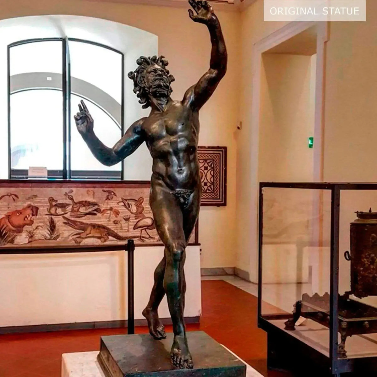 Dancing Faun of Pompeii, Exhibition: National Archaeological Museum of Naples 