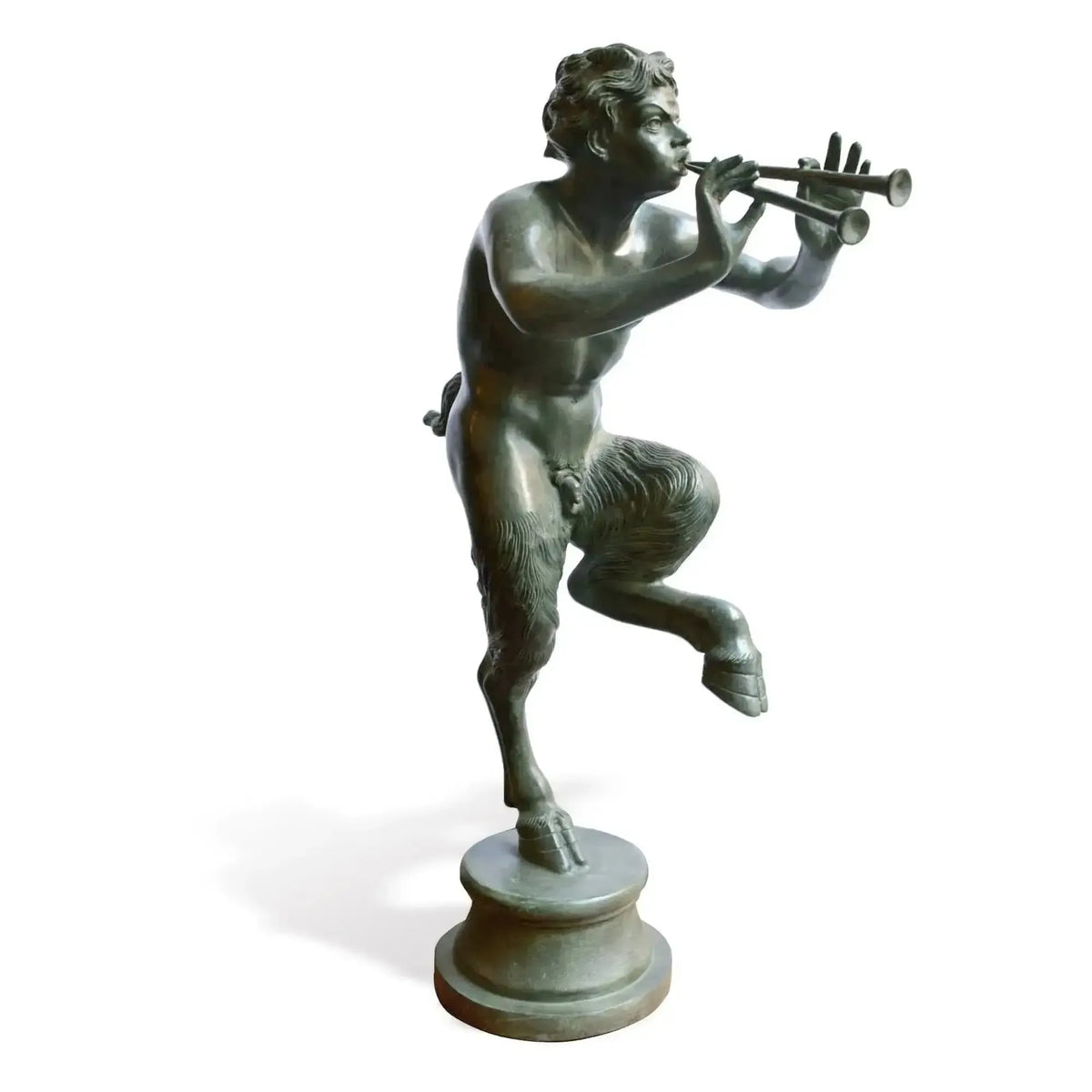 Faun bronze statue 27,95 Inch