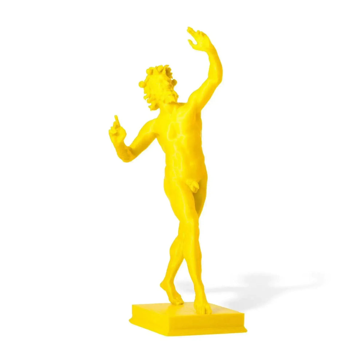 Estatua tridimensional del fauno danzante Pompeya.