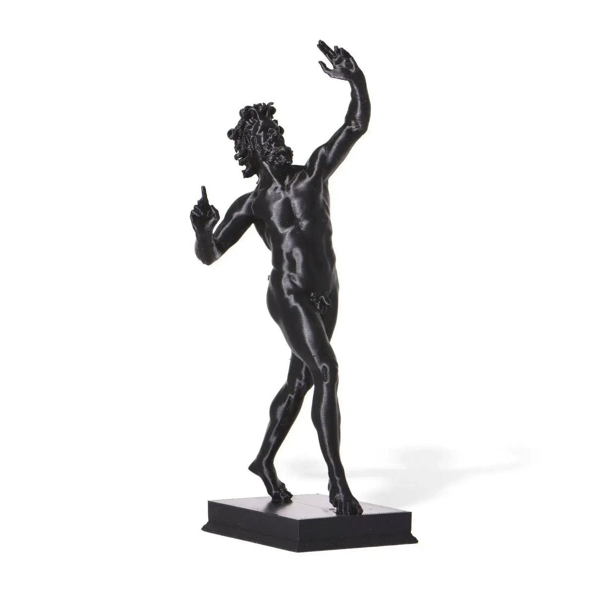 Estatua tridimensional del Fauno de Pompeya