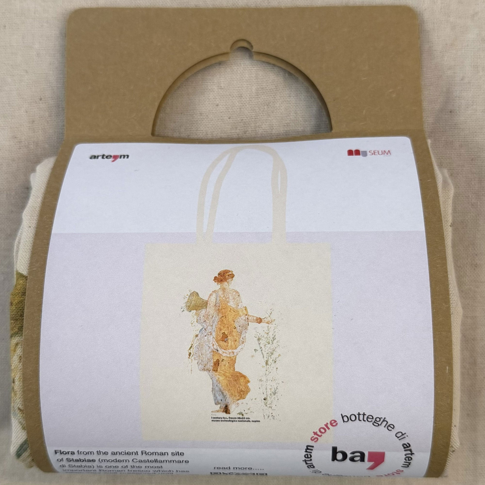 Flora Shopper Bag – Ecru Cotton
