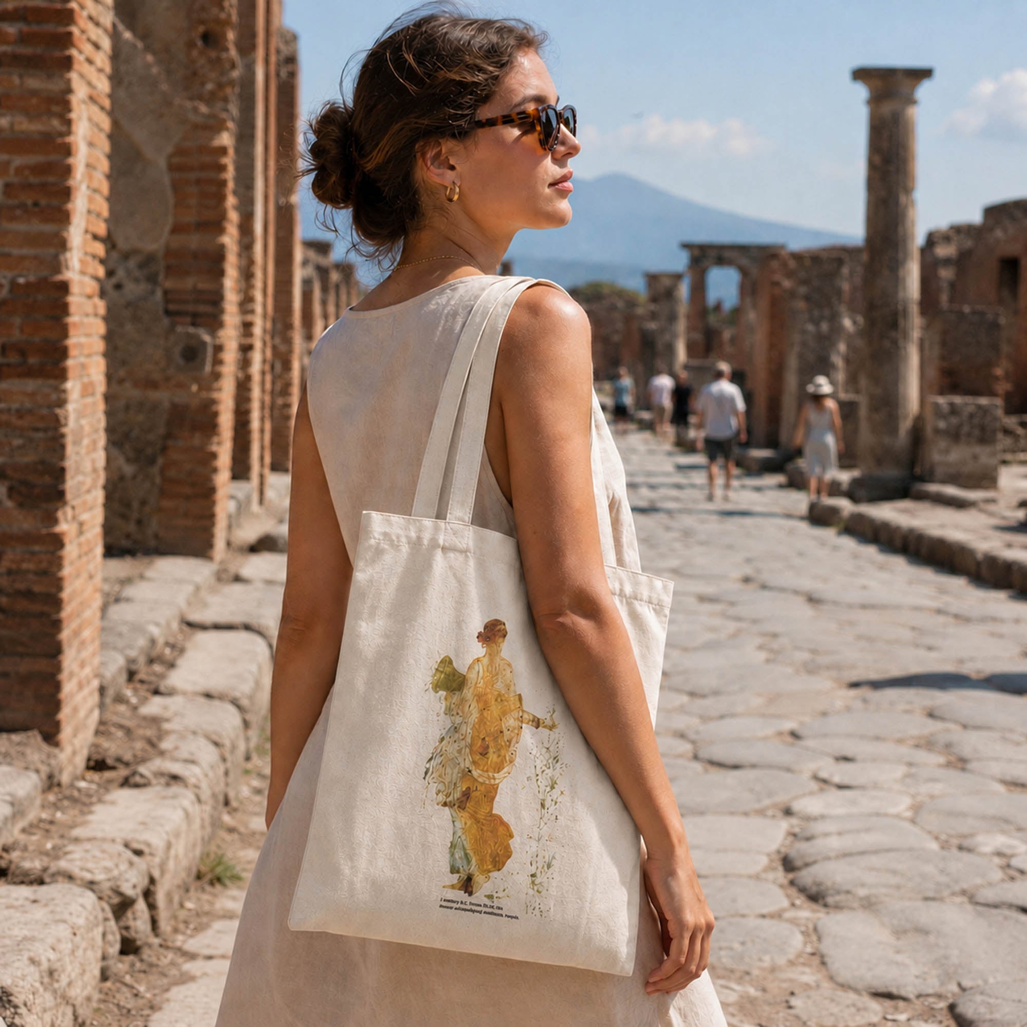Flora Shopper Bag – Ecru Cotton