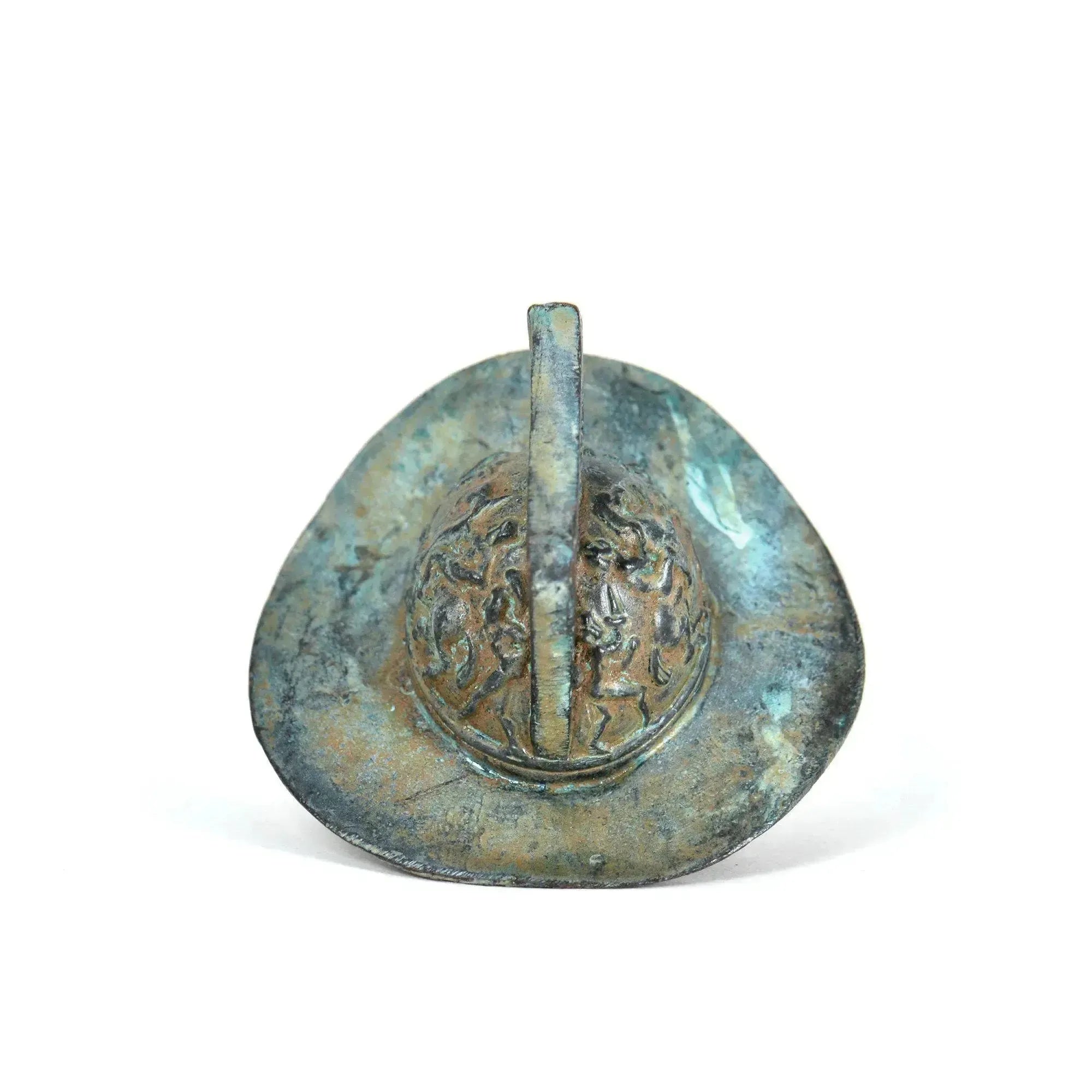 Bronze Thracian gladiator helmet - Back detail