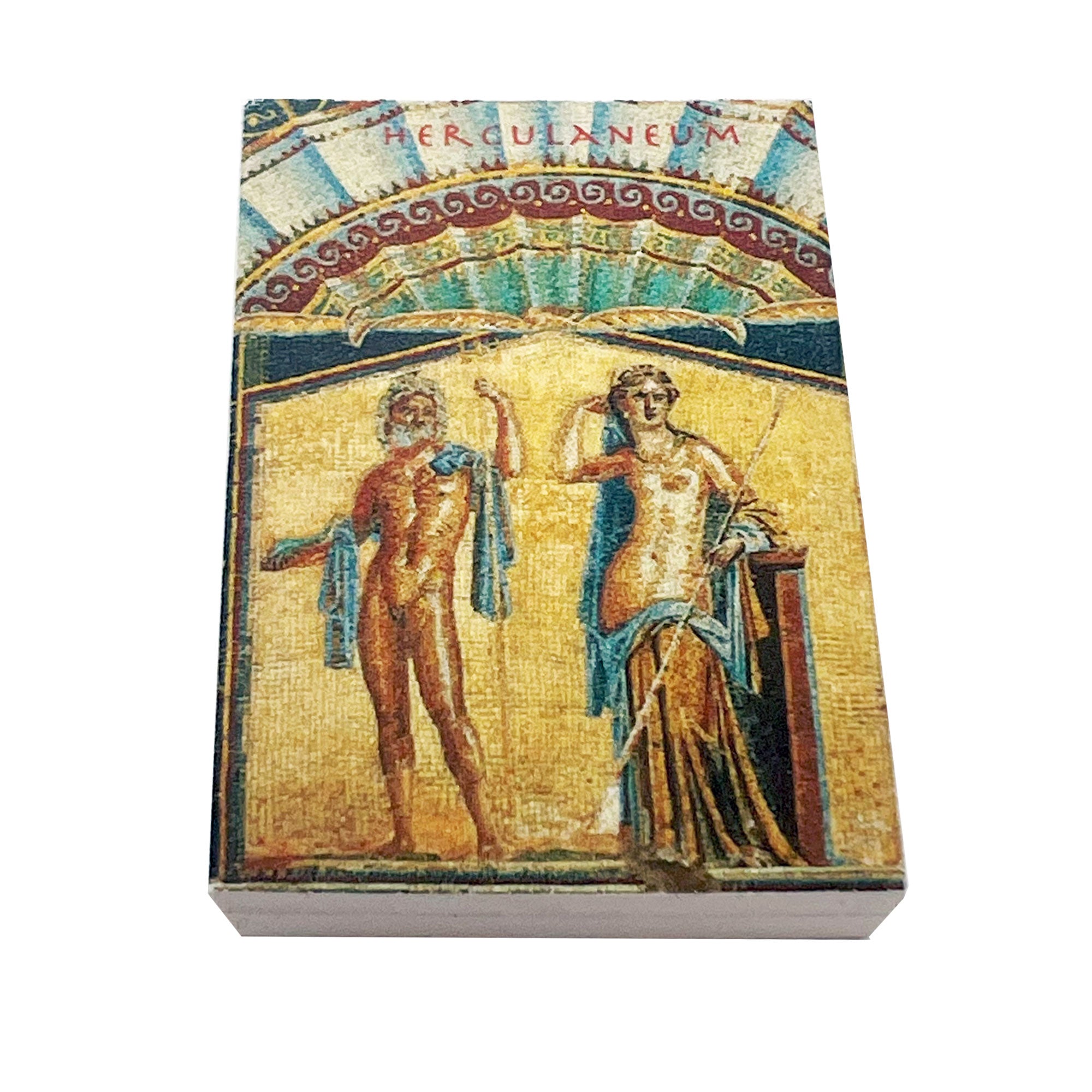 Gomma con mosaico di Nettuno e Afrodite – scena mitologica da Ercolano