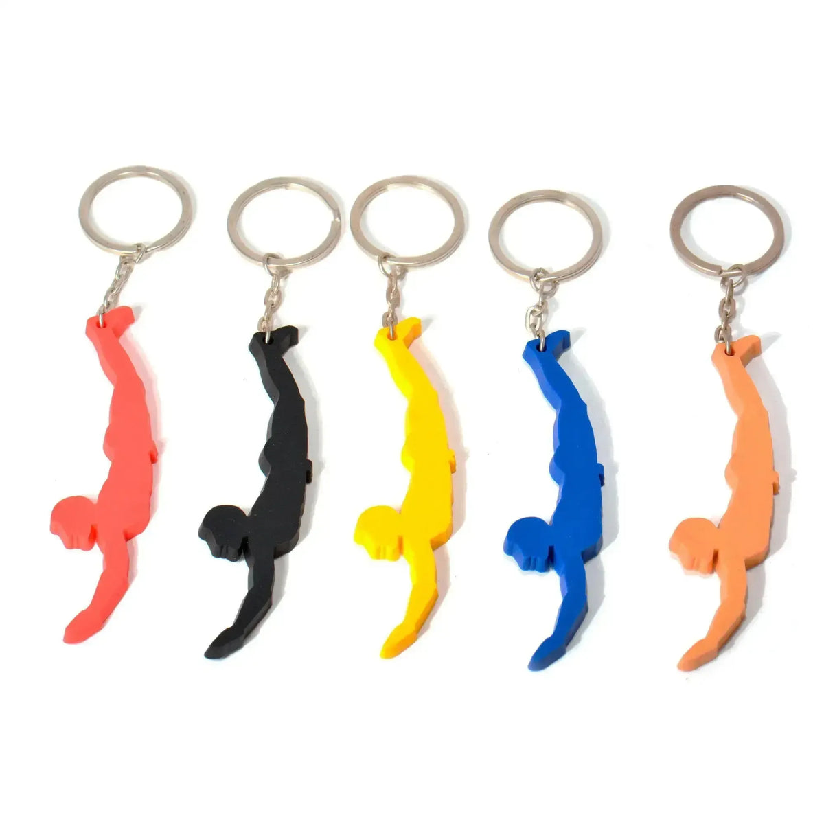 Diver Keychain Diver Keychain Paestum – Colored Silicone – Museum Shop Italy