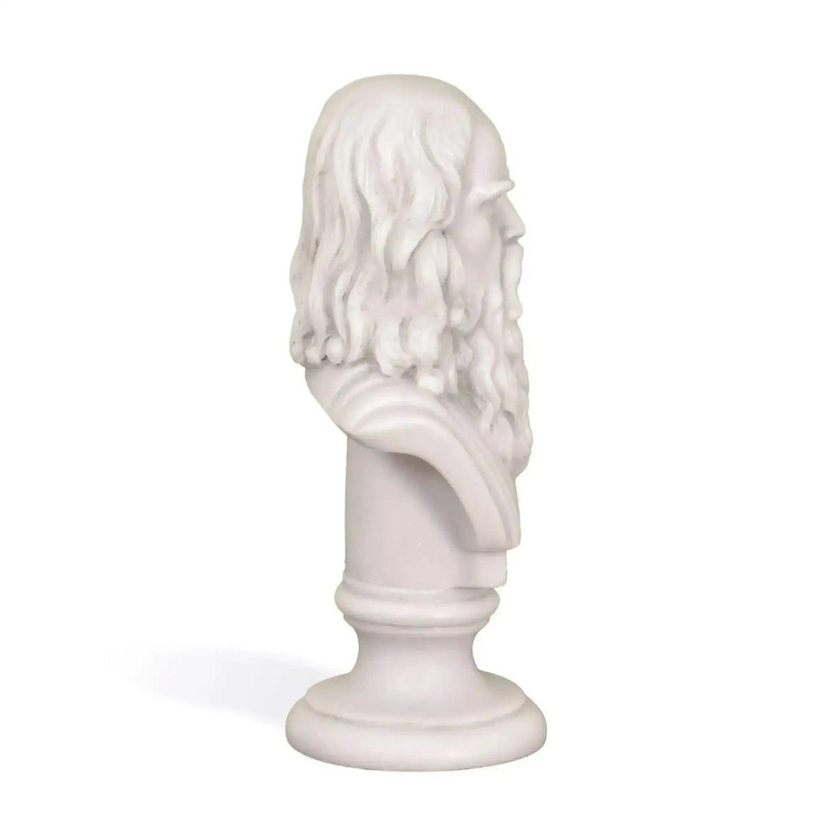 Escultura de mármol de Leonardo Da Vinci