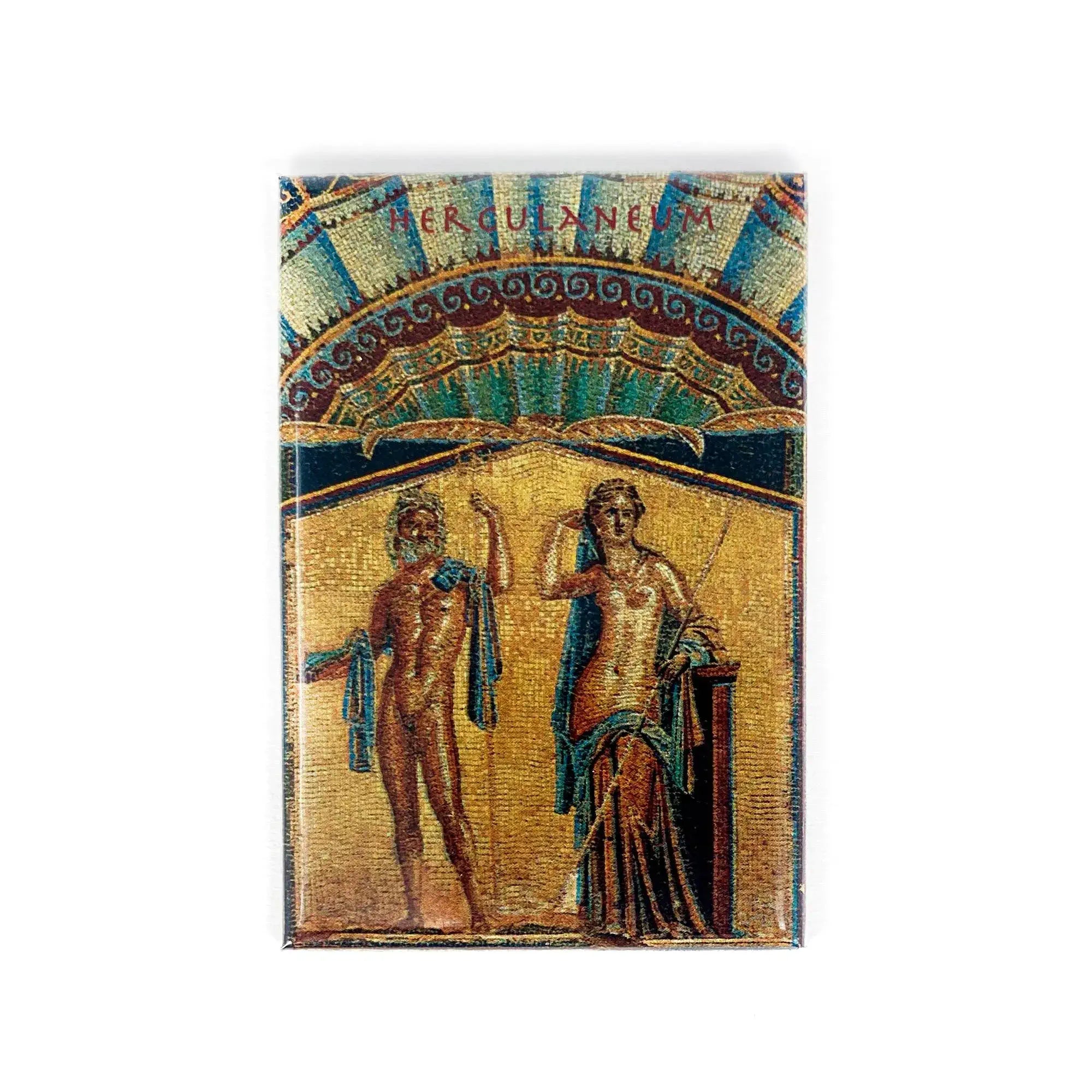Antiker Mosaikmagnet aus dem Hause Neptun und Amphitrite von Herculaneum.