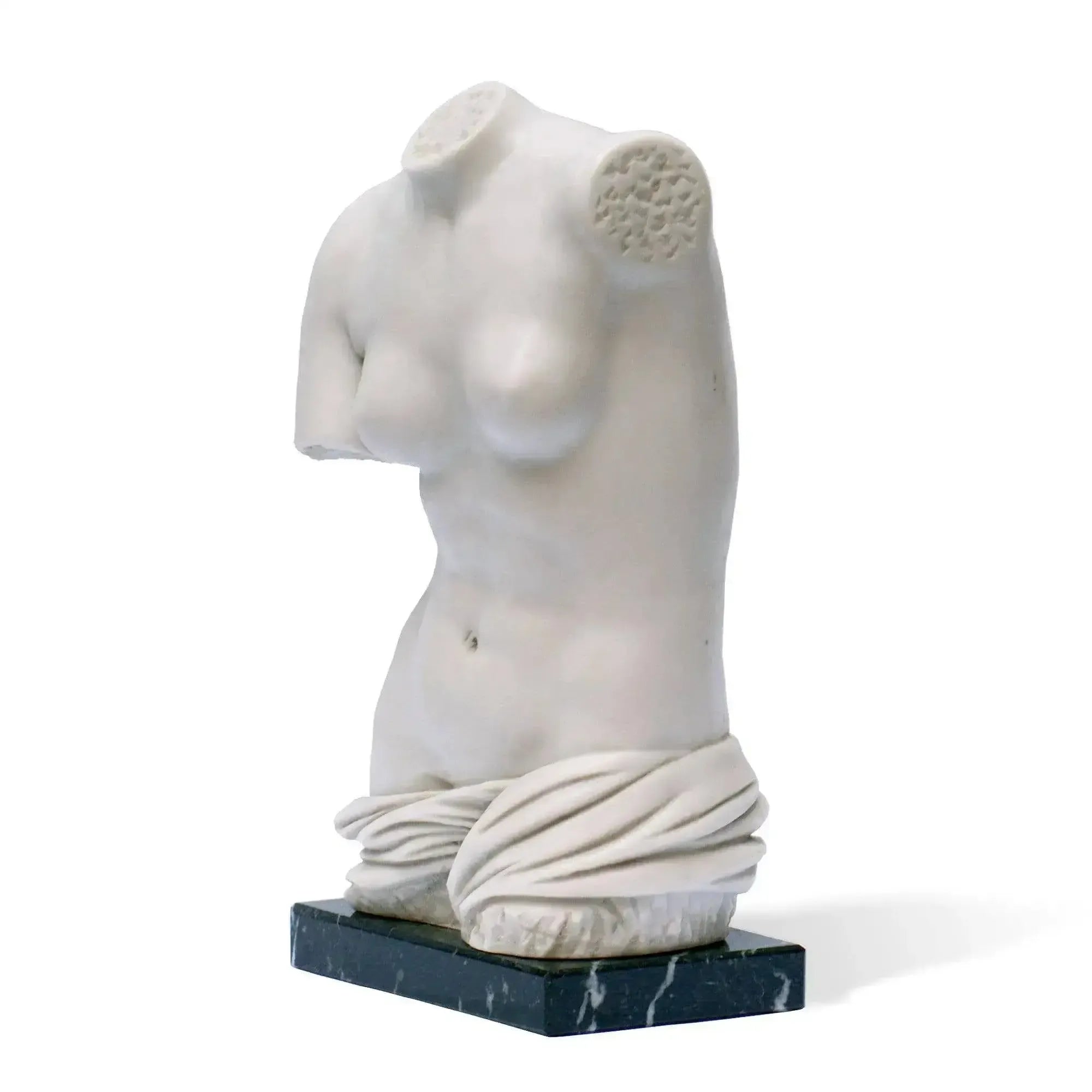 Die Venus von Milo, Marmorskulptur Torso 27 cm
