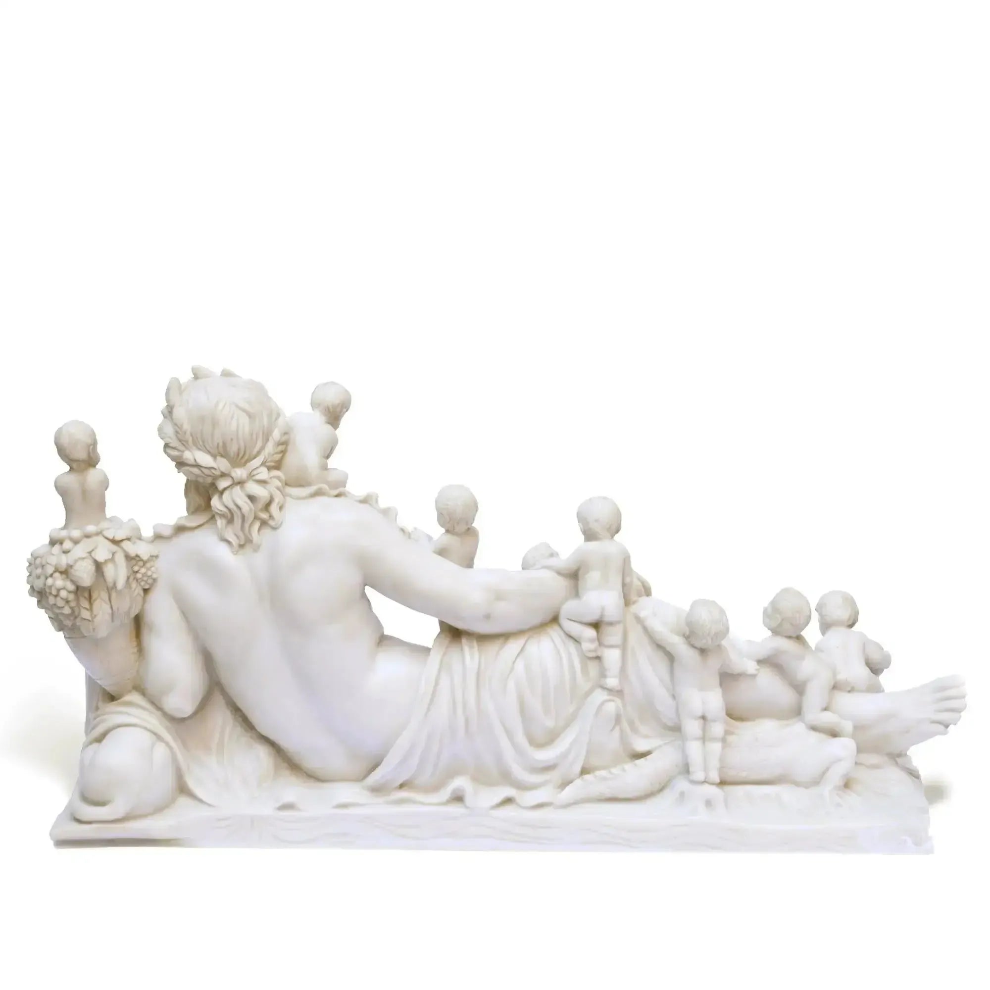 Escultura del Dios Nilo en mármol.