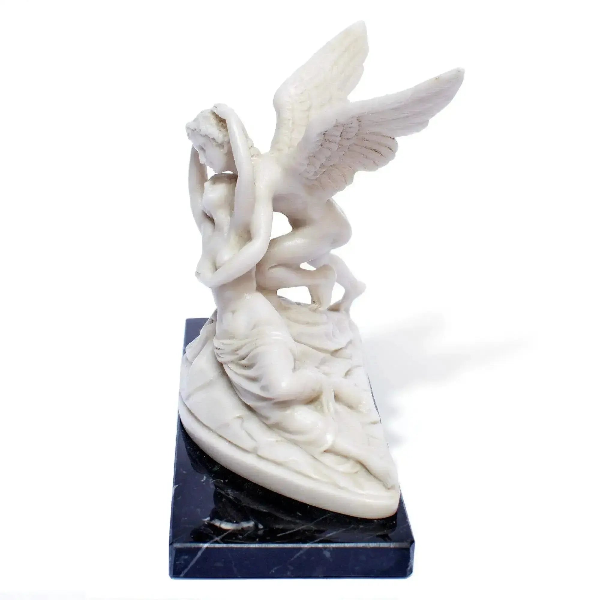 Statua in Marmo di Amore e Psiche vista laterale