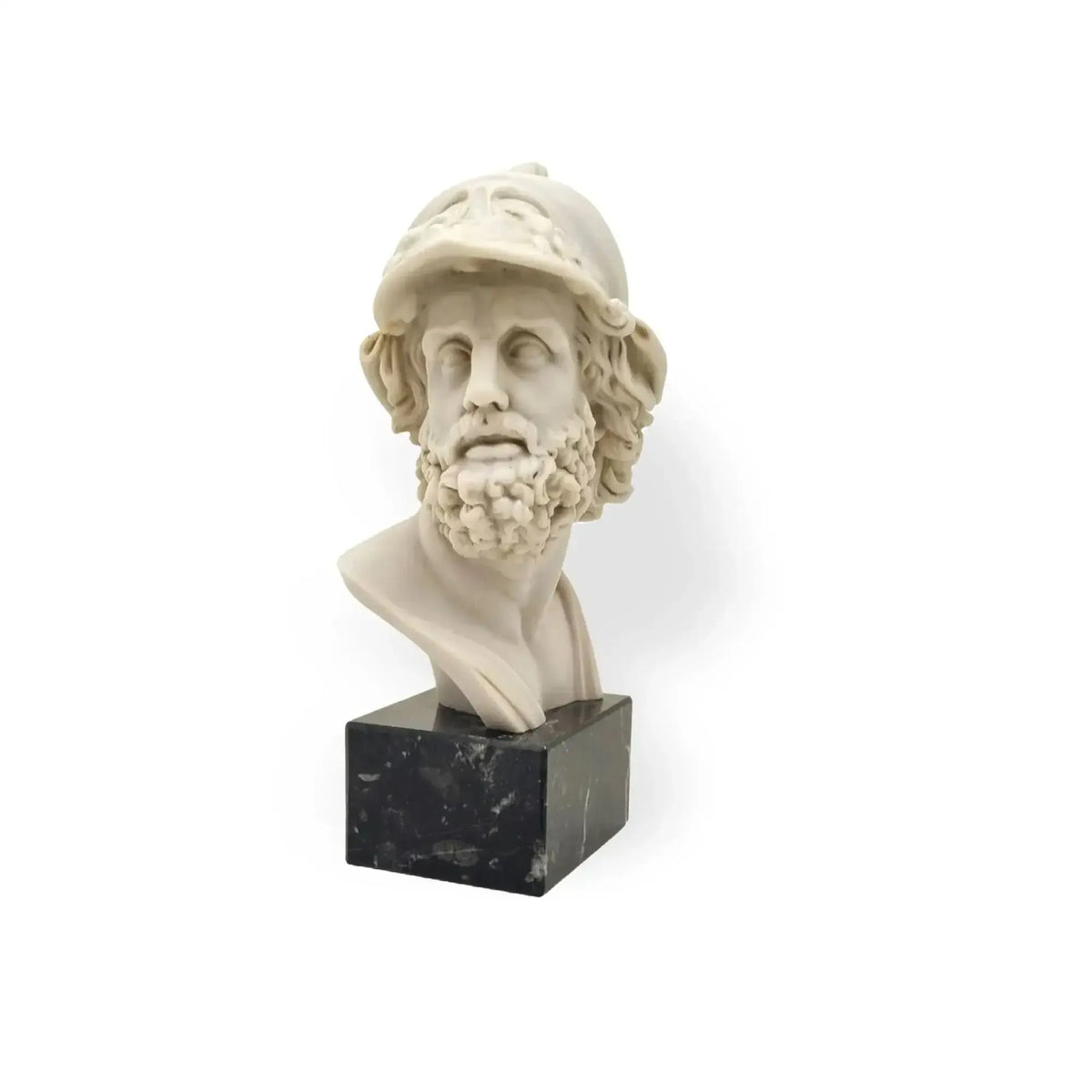 Reproduction of the bust of Menelaus in marble
