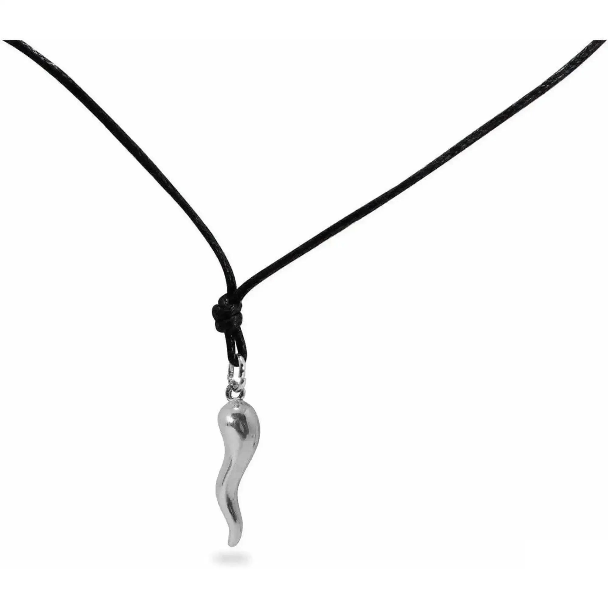 Colgante de cuerno napolitano en plata 925