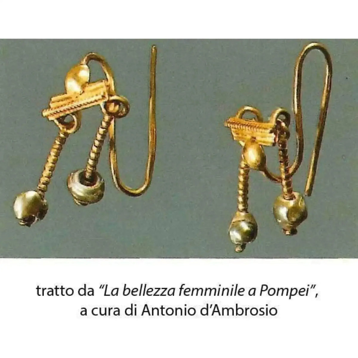 Römische Crotalia-Ohrringe aus Pompeji