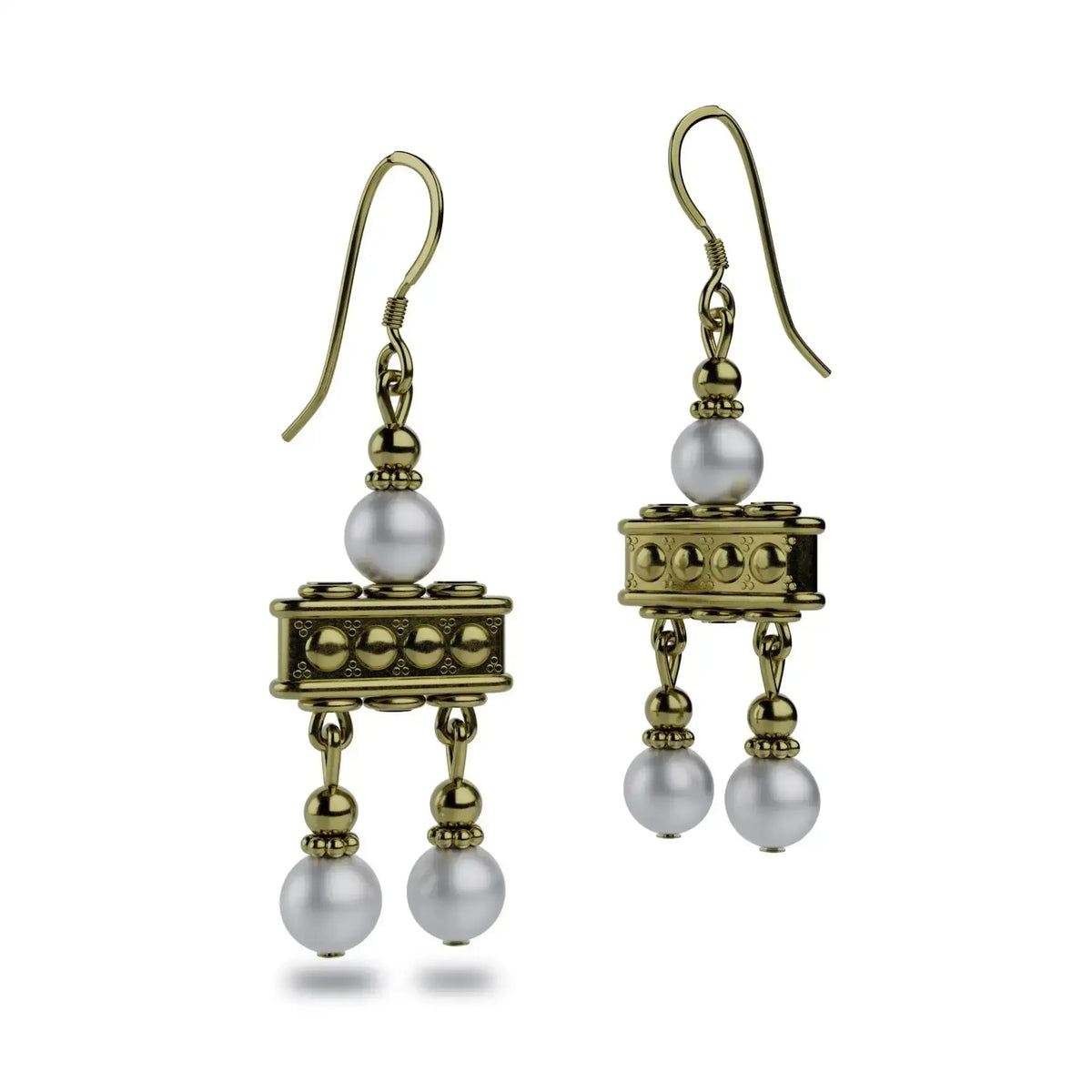 Pompejanischer Schmuck: Crotalia-Ohrringe