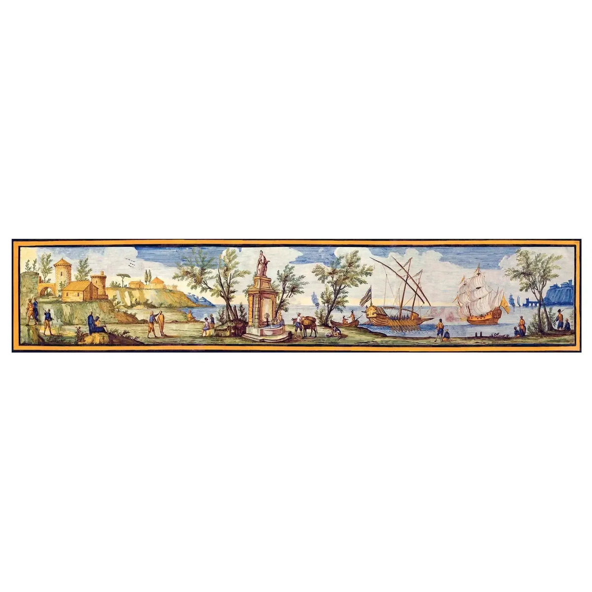 Tiles from the cloister of Santa Chiara