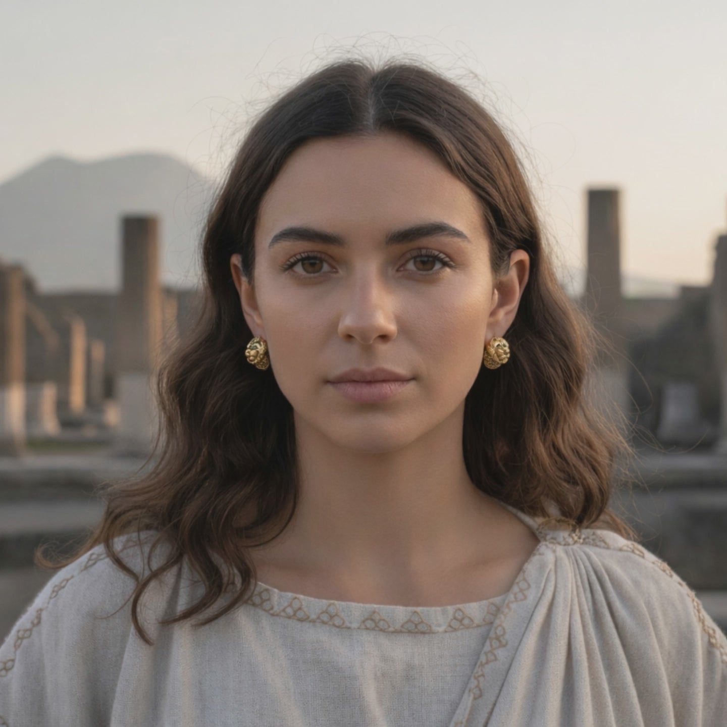 video degli Orecchini testa di leone in argento placcati oro 18k 