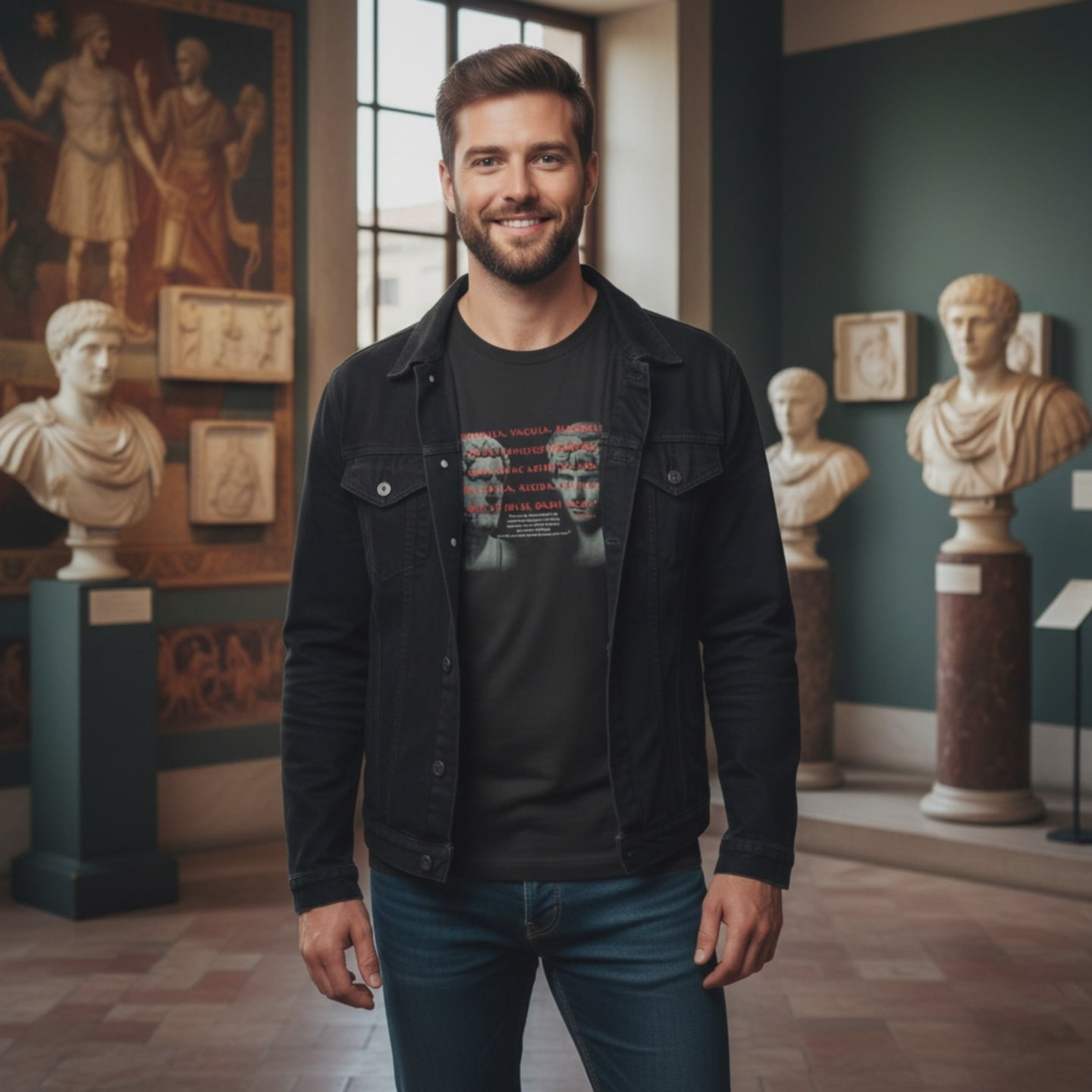 T-shirt Uomo in Cotone Hadrianus & Antinous
