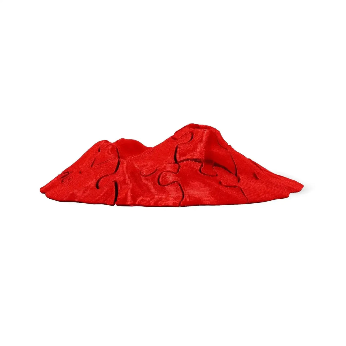 Puzzle Vésuve rouge imprimé en 3D
