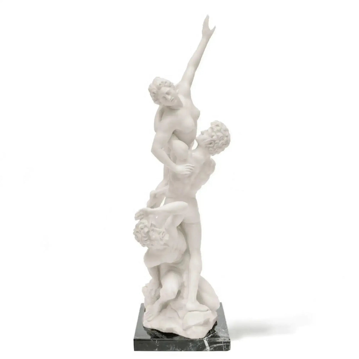 Marble sculpture of the Rape of the Sabine Women by Giambologna