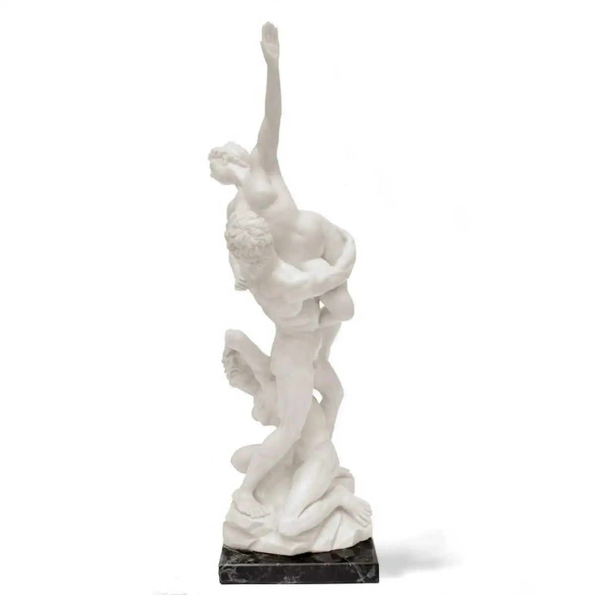 Marble statue of the Rape of the Sabine Women by Giambologna