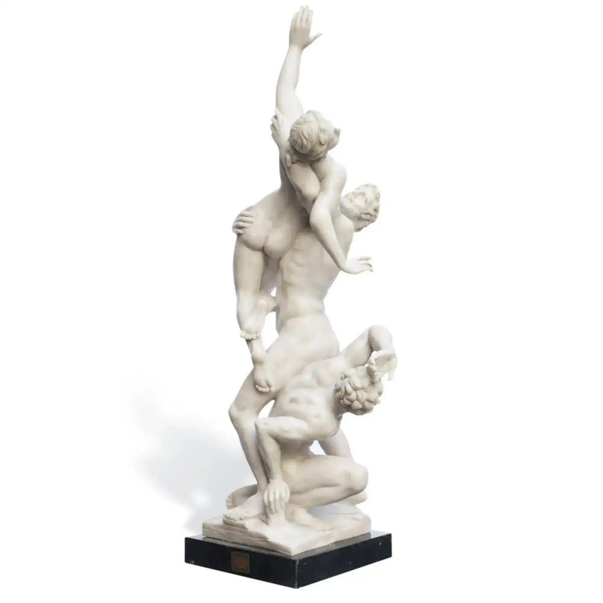 The Rape of the Sabine Women marble statue by Giambologna