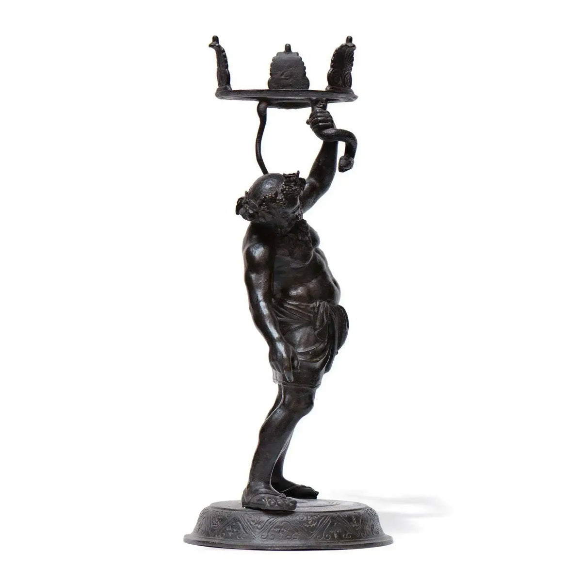 Pompeian bronze statue of Silenus