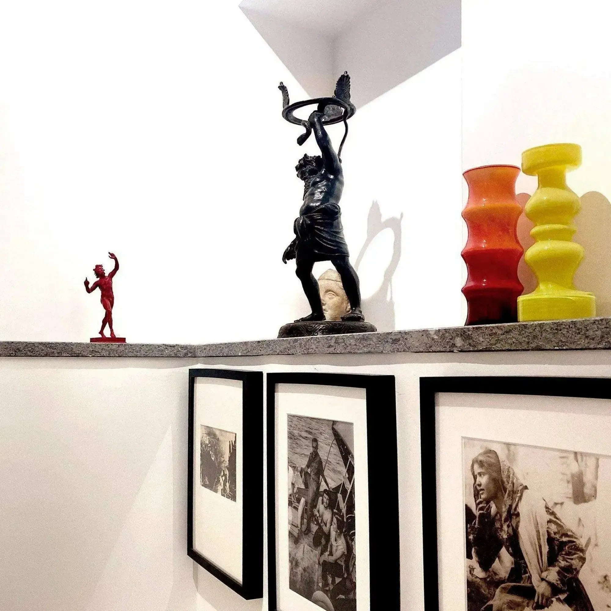 Silenus in bronze from Pompeii