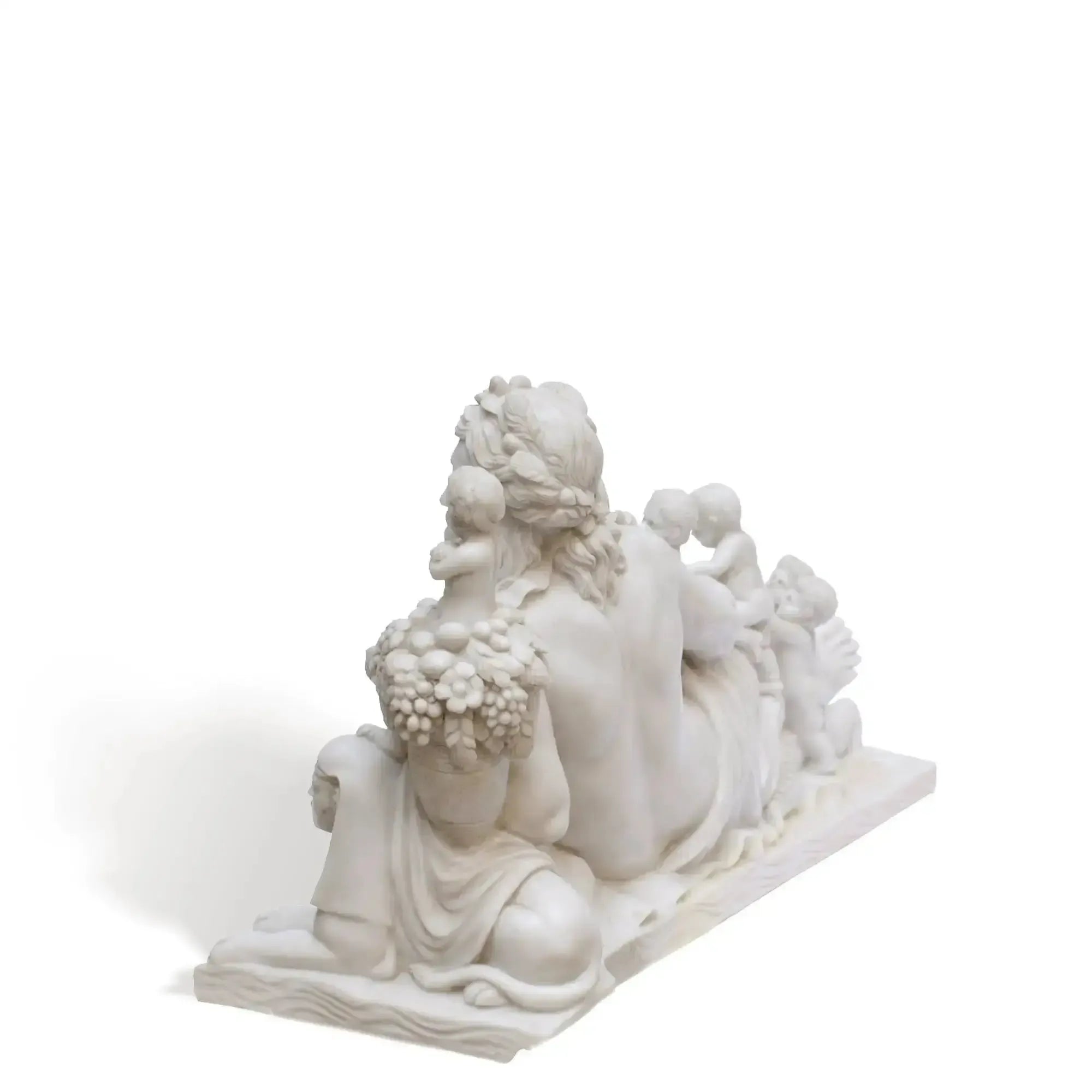 Estatua del dios Nilo en mármol.