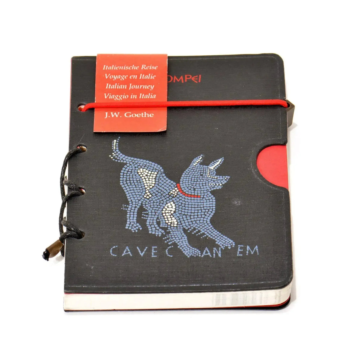 Notebook "Journey to Italy", cave canem