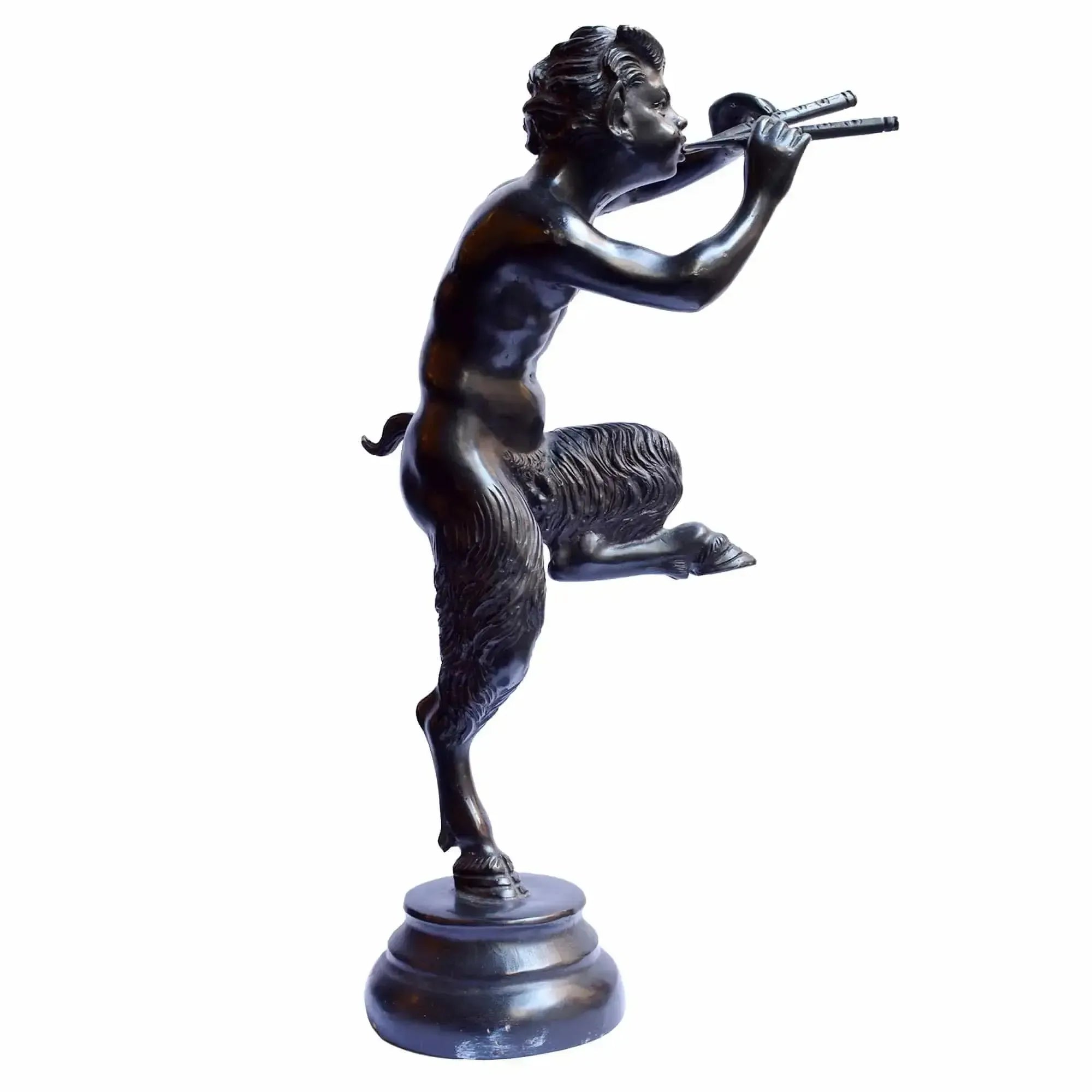 Faun bronze statue 16 Inch