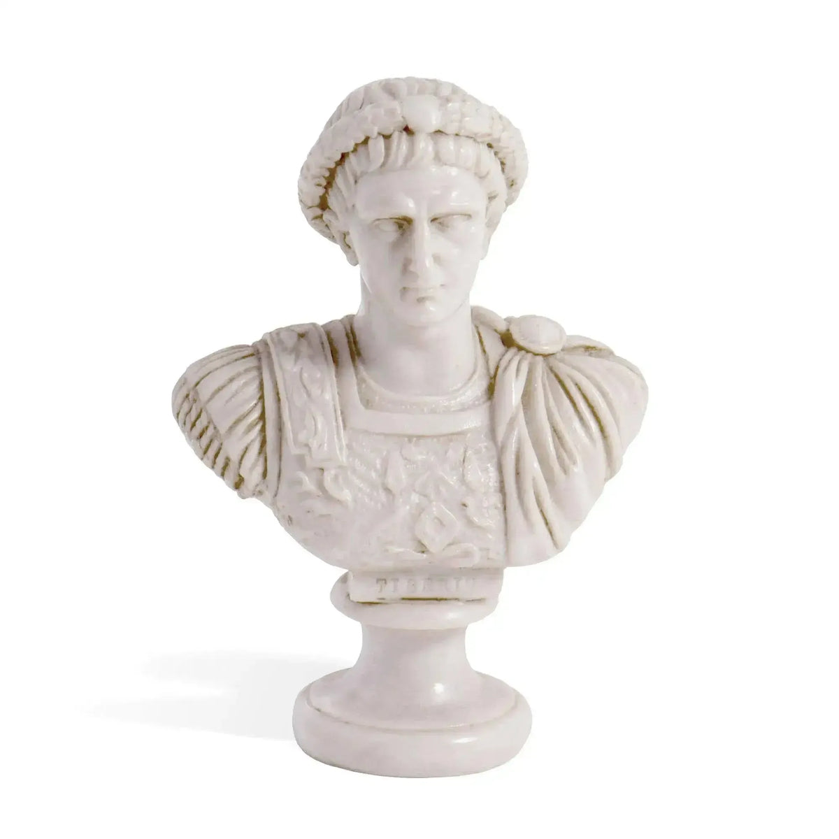 Bust of Roman Emperor Tiberius in Marble