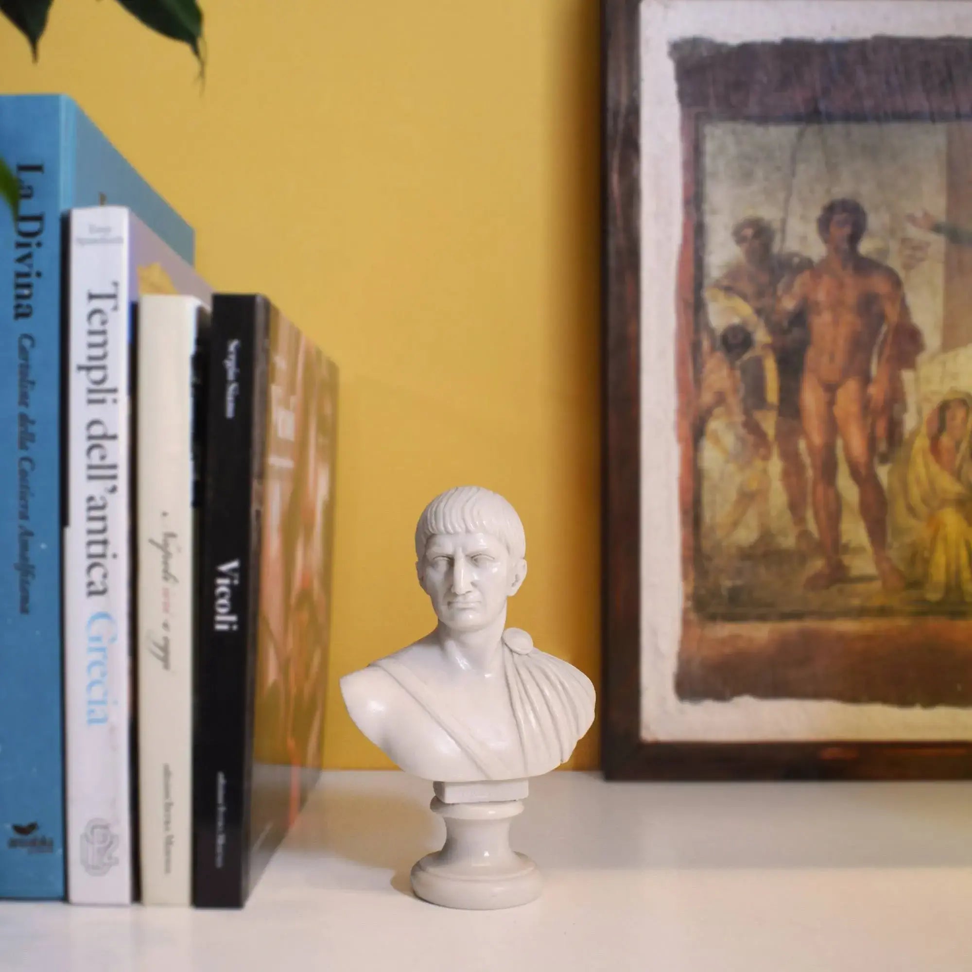 Traiano Imperatore Romano - Busto in marmo