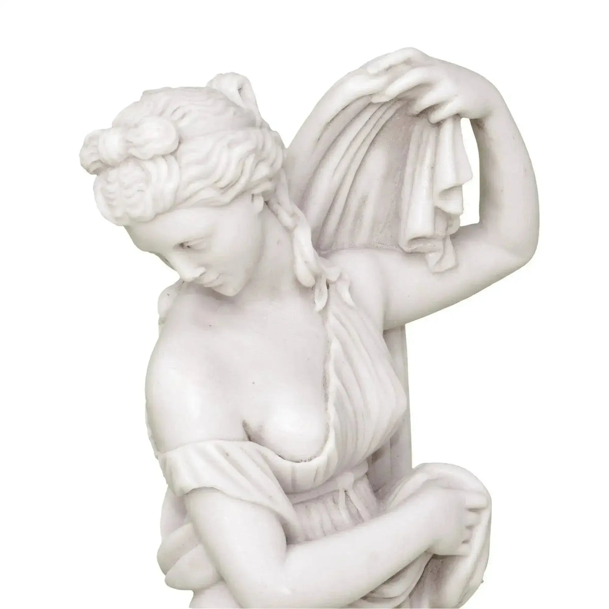 Vénus Callipygie en marbre - statue 38 cm