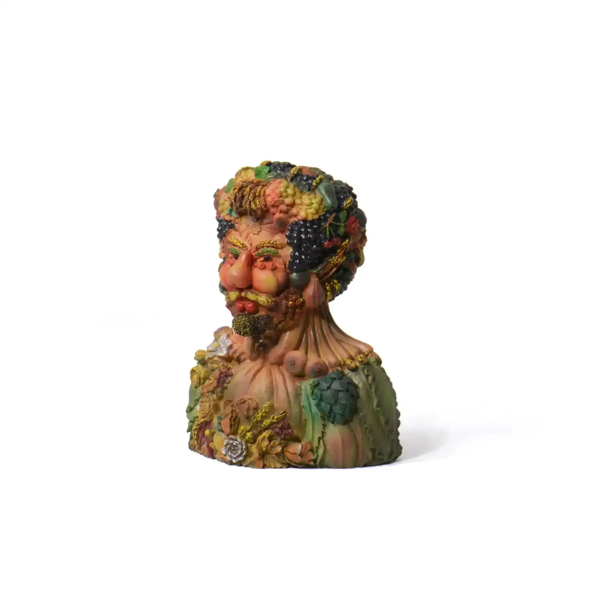Escultura tridimensional de Arcimboldo Vertumnus, dibujos de Arcimboldo