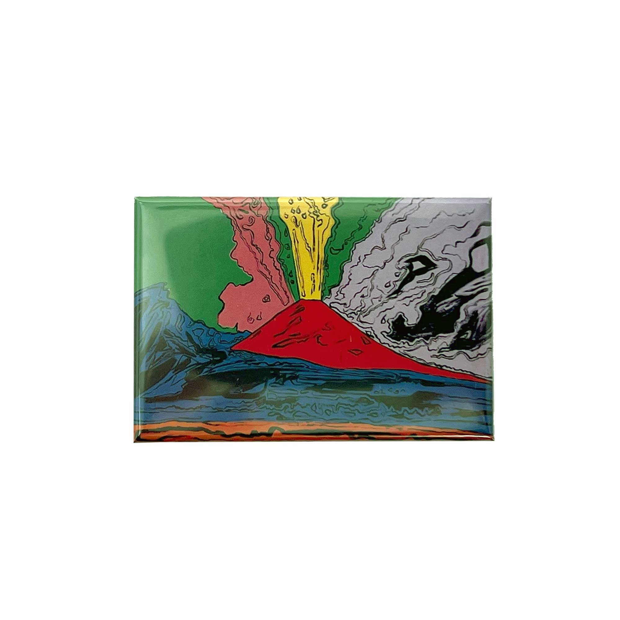 Vesuvius in Andy Warhol - Magnet