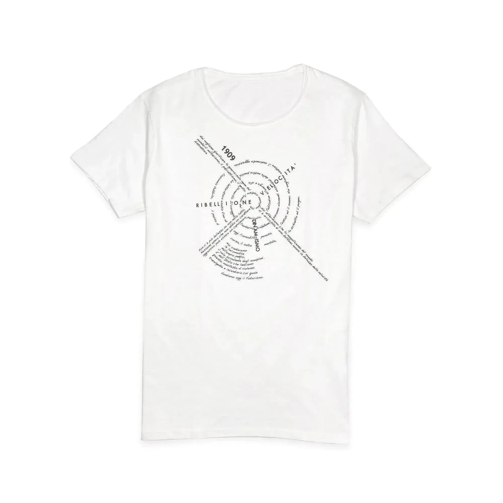 T-shirt homme "Vortice" blanc