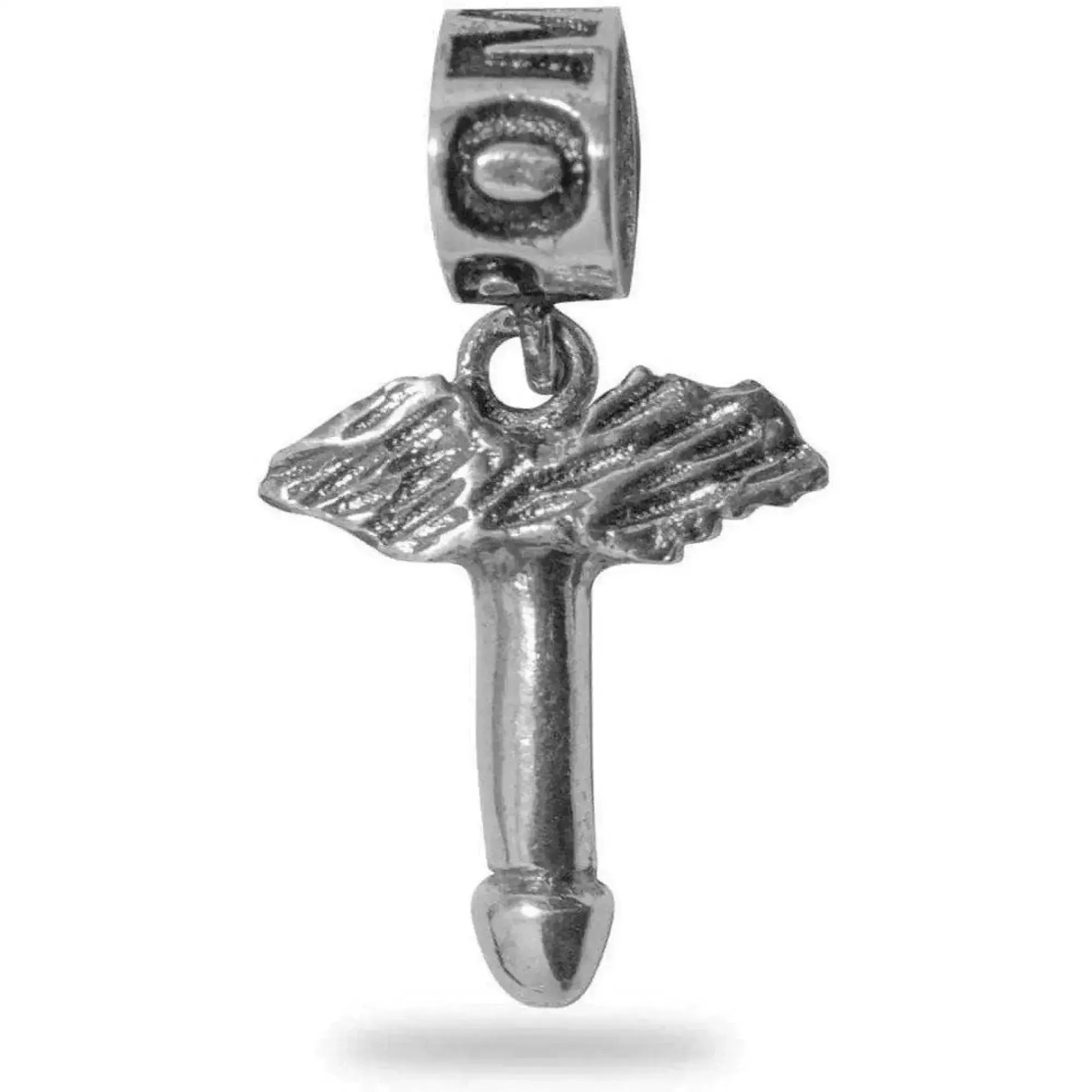 Recuerdo colgante de falo alado de Pompeya