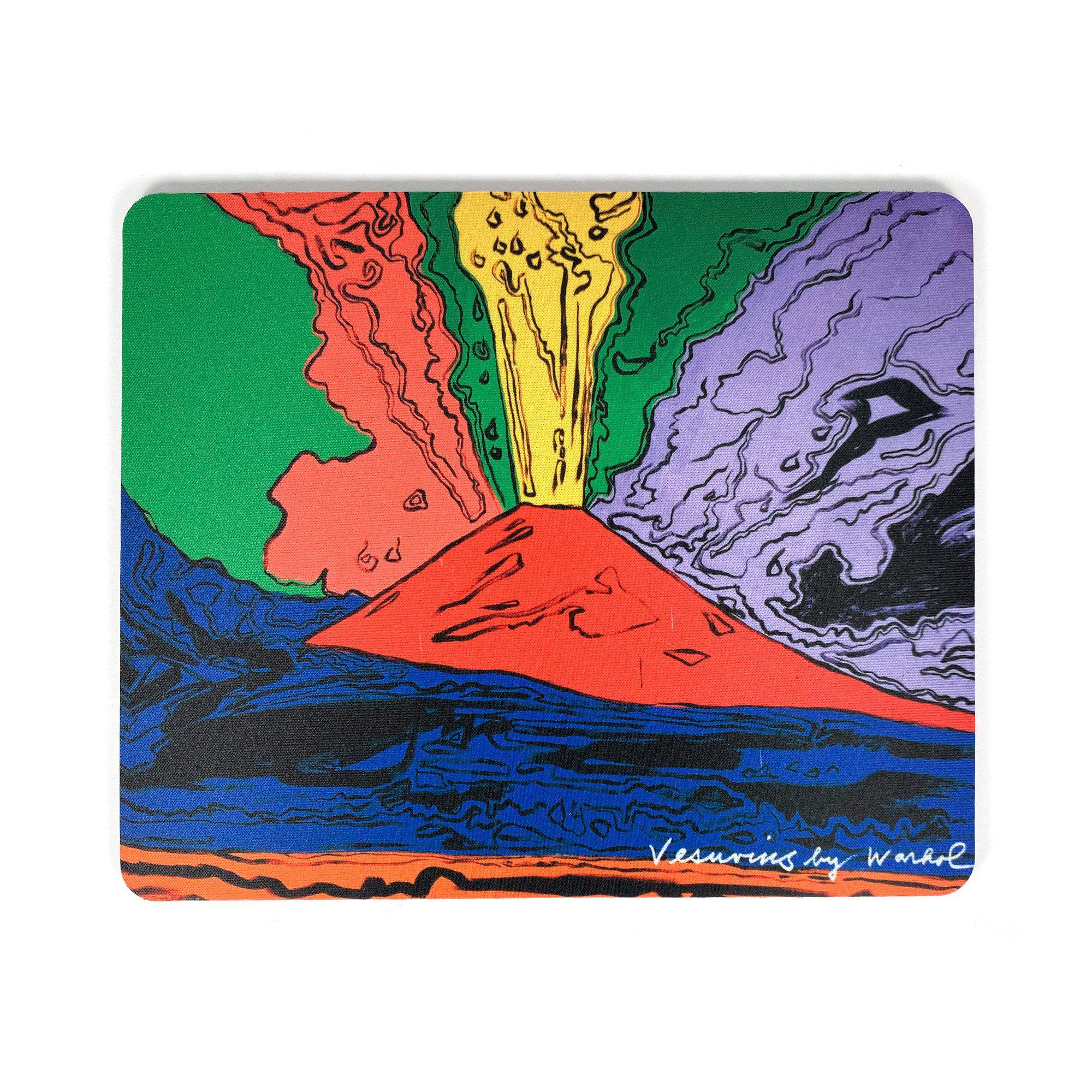 Mouse pad rettangolare Vesuvio di Andy Warhol