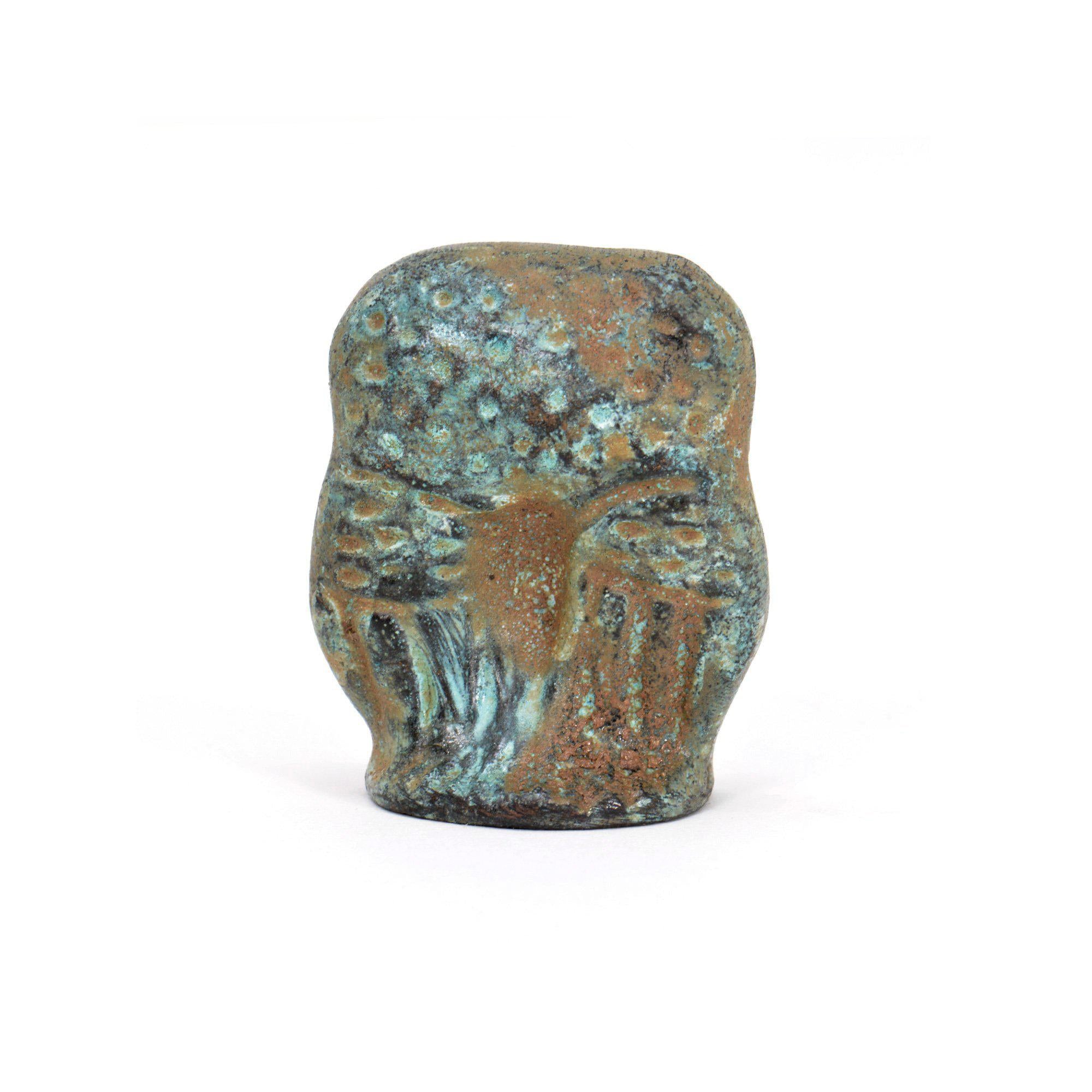 Owl Bronze Statuette